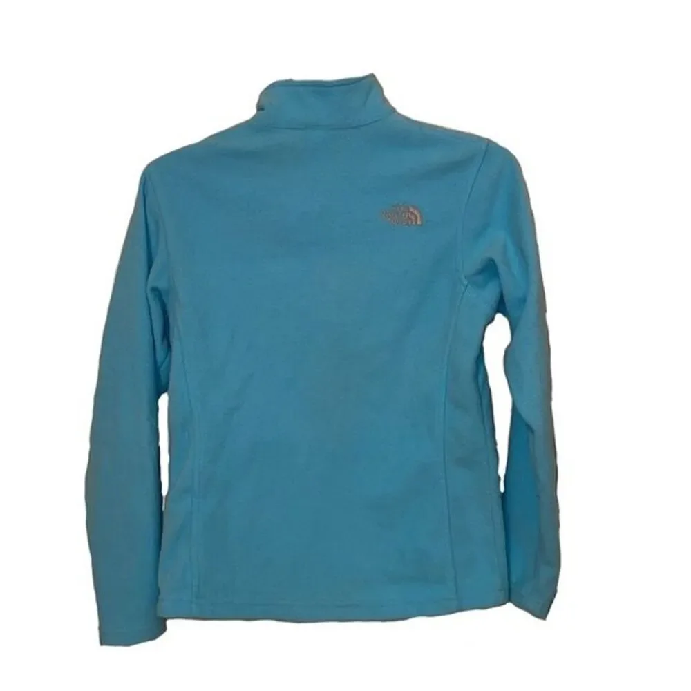 The North Face Blue Full Zip Fleece Jacket Girls Size Large 14-16 Outdoors